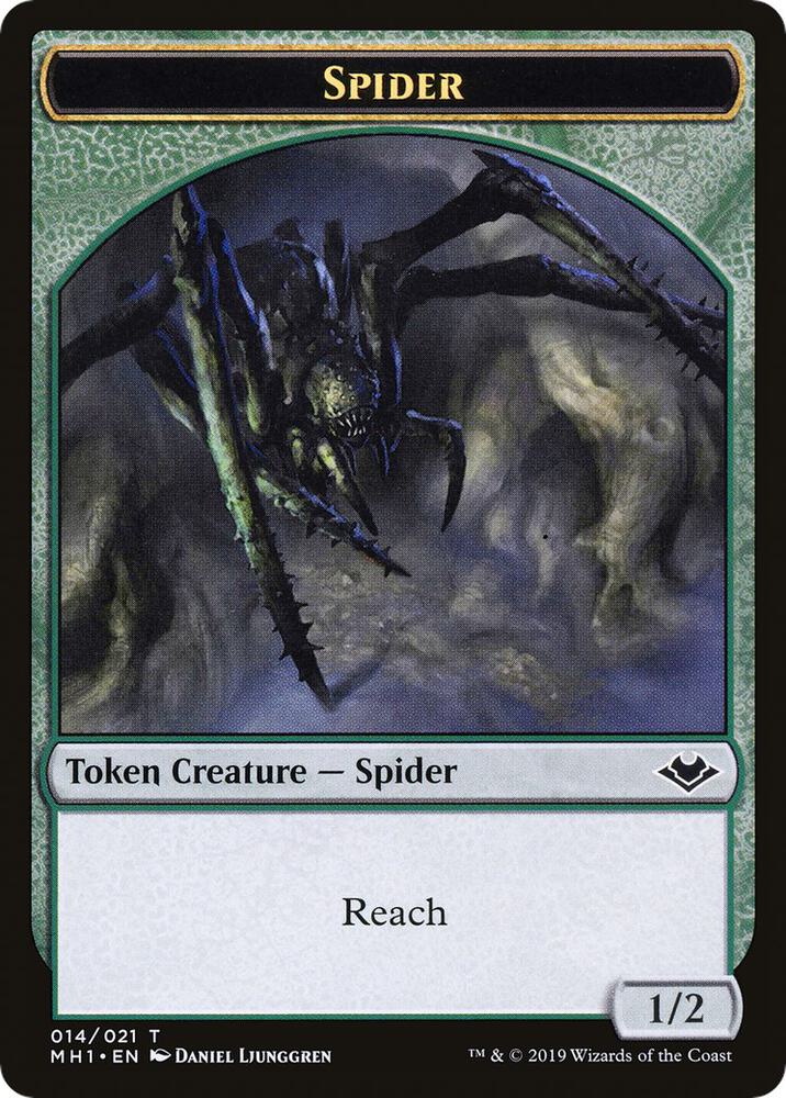 Spider // Spirit Double-Sided Token (14 // 16) [Modern Horizons]