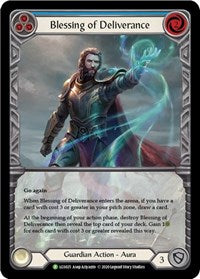 Blessing of Deliverance (Blue) - LGS025 (LGS025) [Flesh and Blood Promo Cards]