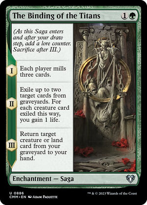 The Binding of the Titans (886) [Commander Masters]