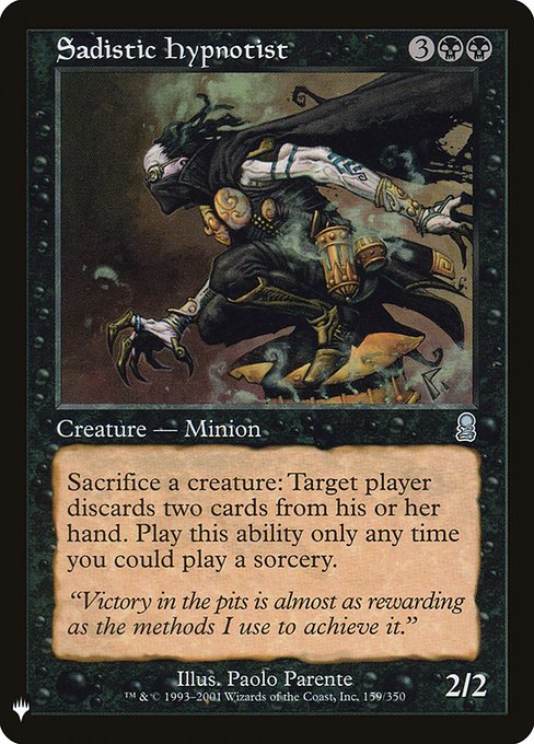 Sadistic Hypnotist (ODY-159) [The List]