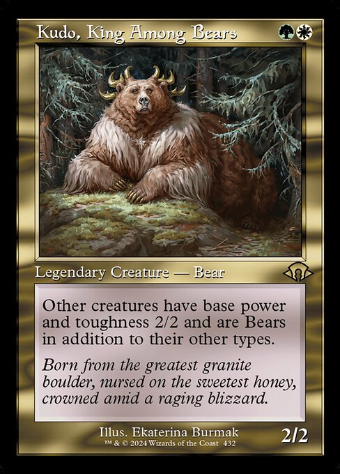 Kudo, King Among Bears (432) [Modern Horizons 3]