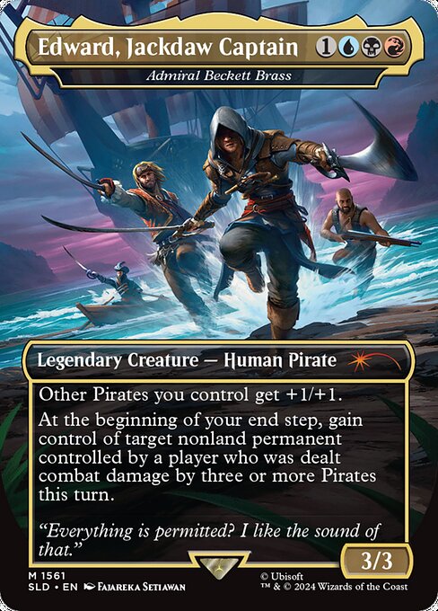 Admiral Beckett Brass (1561) [Secret Lair Drop]