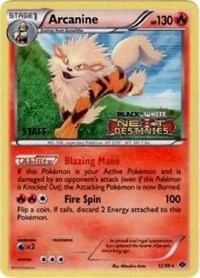 Arcanine - 12/99 (Prerelease) [Staff] (12/99) [Black and White Promos]