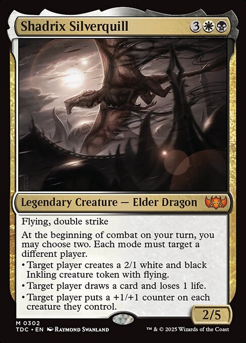 Shadrix Silverquill (302) [Tarkir: Dragonstorm Commander]