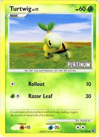 Turtwig - 77/100 [Platinum] (077/100) [Burger King Promos]