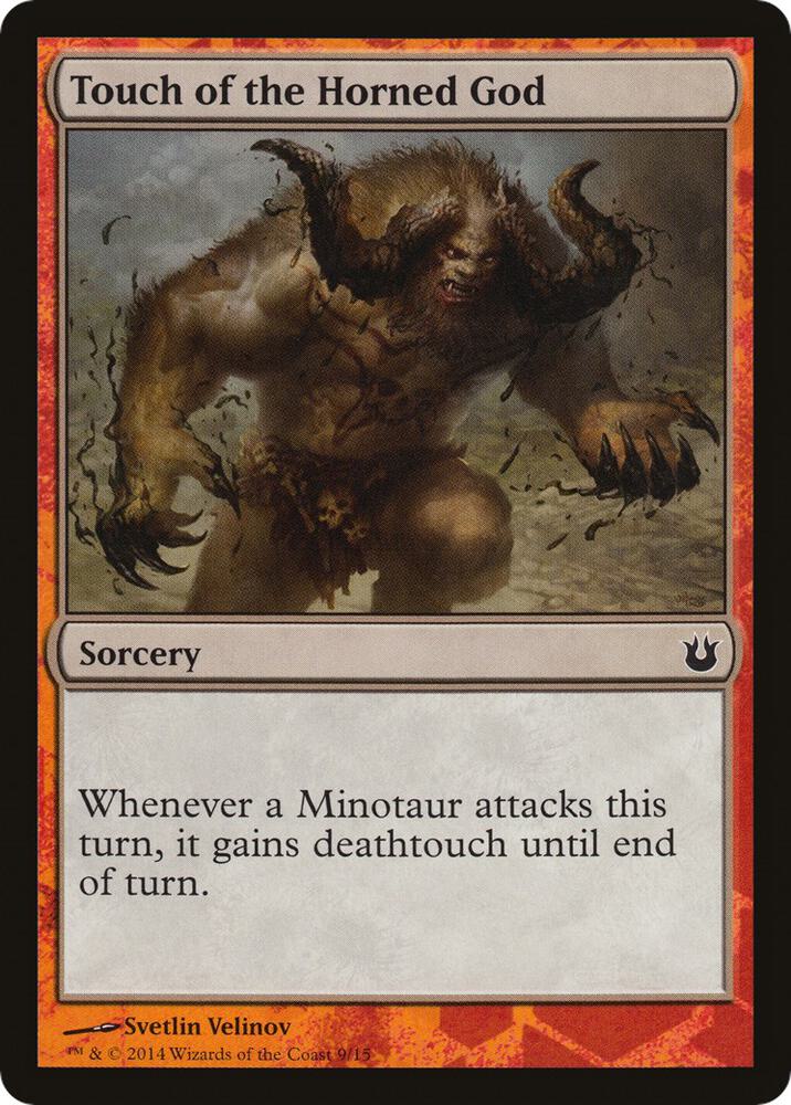 Touch of the Horned God (9) [Hero's Path Promos]