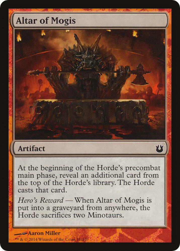 Altar of Mogis (11) [Hero's Path Promos]