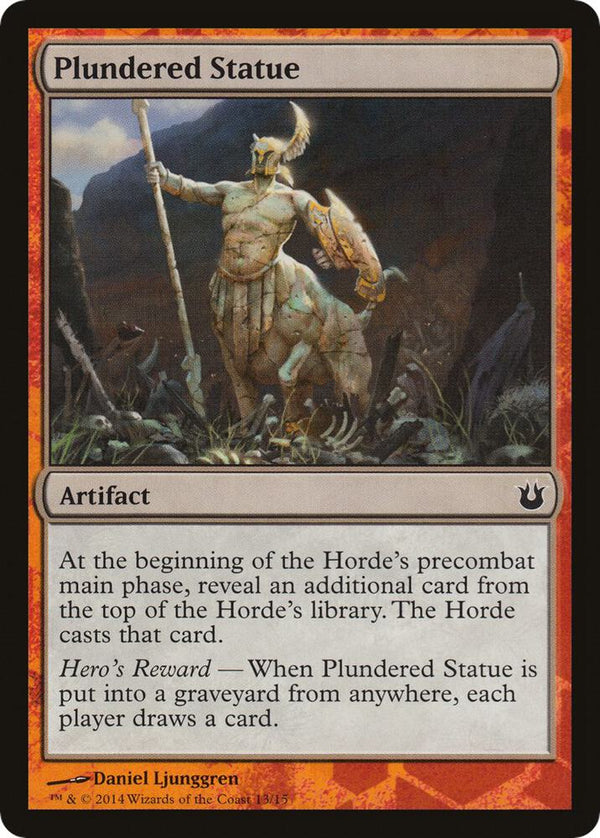 Plundered Statue (13) [Hero's Path Promos]