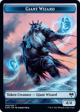 Giant Wizard Token (6) [Kaldheim]