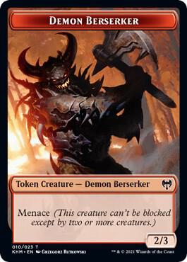 Demon Berserker Token (10) [Kaldheim]