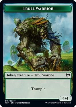 Troll Warrior Token (16) [Kaldheim]