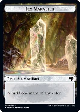 Icy Manalith Token (17) [Kaldheim]