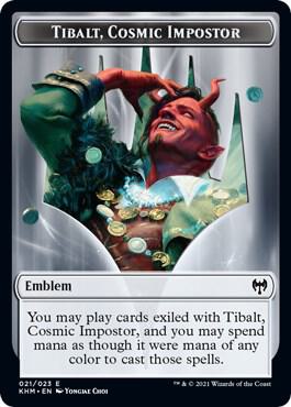 Emblem - Tibalt, Cosmic Impostor (21) [Kaldheim]
