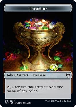 Treasure // Bird Double-Sided Token (19 // 5) [Kaldheim]