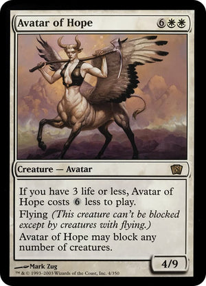 Avatar of Hope (8th Edition) (4) [Oversize Cards]