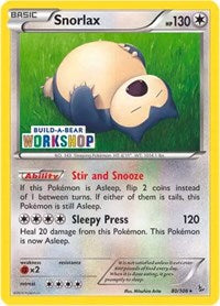 Snorlax - 80/106 (Build-a-Bear Workshop Exclusive) (080/106) [Miscellaneous Cards and Products]