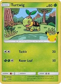 Turtwig - 4/25 (004/025) [McDonalds 25th Anniversary Promos]