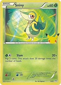 Snivy - 5/25 (005/025) [McDonalds 25th Anniversary Promos]