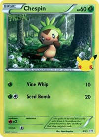 Chespin - 6/25 (006/025) [McDonalds 25th Anniversary Promos]
