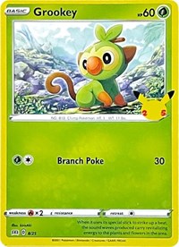 Grookey - 8/25 (008/025) [McDonalds 25th Anniversary Promos]