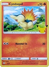 Cyndaquil - 10/25 (010/025) [McDonalds 25th Anniversary Promos]