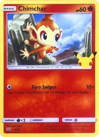 Chimchar - 12/25 (012/025) [McDonalds 25th Anniversary Promos]