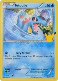 Totodile - 18/25 (018/025) [McDonalds 25th Anniversary Promos]