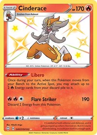 Cinderace (SV017/SV122) [Shining Fates Shiny Vault]
