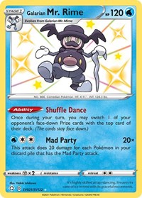 Galarian Mr. Rime (SV021/SV122) [Shining Fates Shiny Vault]