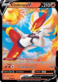 Cinderace V (018/072) [Shining Fates]