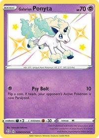 Galarian Ponyta (SV047/SV122) [Shining Fates Shiny Vault]