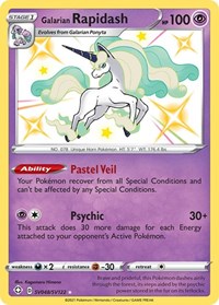 Galarian Rapidash (SV048/SV122) [Shining Fates Shiny Vault]