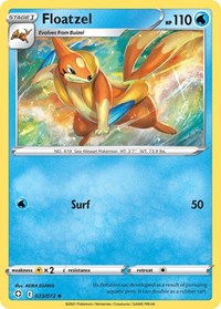 Floatzel (023/072) [Shining Fates]