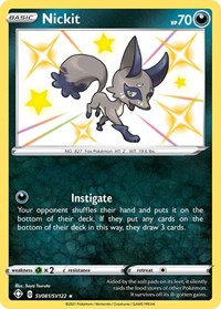 Nickit (SV081/SV122) [Shining Fates Shiny Vault]