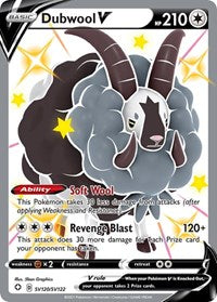 Dubwool V (SV120/SV122) [Shining Fates Shiny Vault]