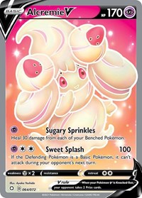 Alcremie V (Full Art) (064/072) [Shining Fates]