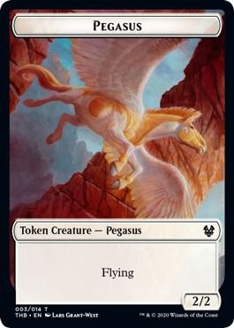 Pegasus // Wall Double-Sided Token (Challenger 2021) (3 // 14) [Unique and Miscellaneous Promos]