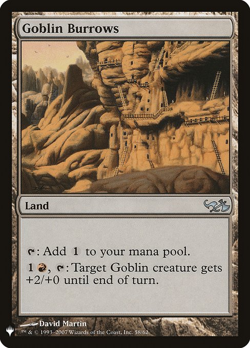 Goblin Burrows (DD1-58) [The List]