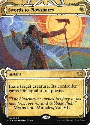 Swords to Plowshares (Foil Etched) (10) [Strixhaven Mystical Archive]