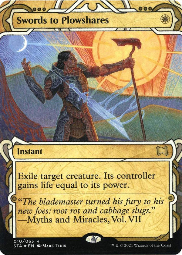 Swords to Plowshares (Foil Etched) (10) [Strixhaven Mystical Archive]