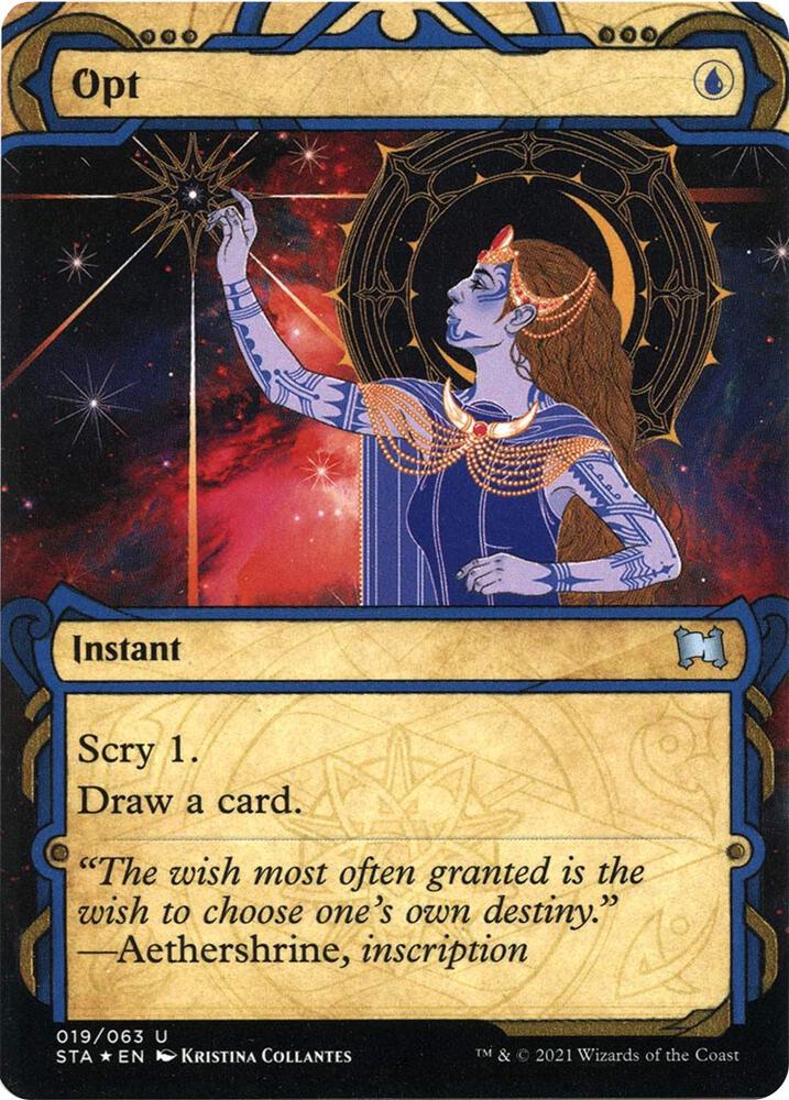 Opt (Foil Etched) (19) [Strixhaven Mystical Archive]