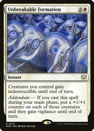 Unbreakable Formation (213) [March of the Machine Commander]