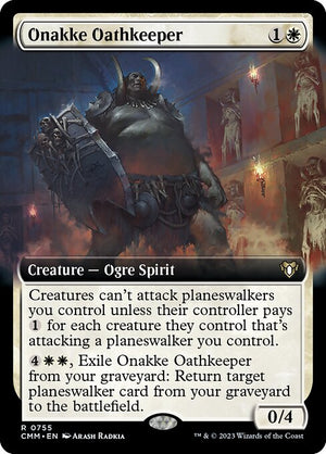 Onakke Oathkeeper (755) [Commander Masters] [Extended Art]