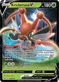 Kricketune V (006/163) [SWSH05 Battle Styles]