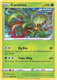 Carnivine (009/163) [SWSH05 Battle Styles]
