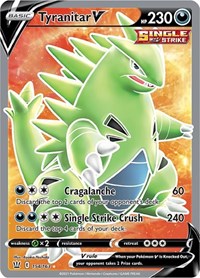 Tyranitar V (Full Art) (154/163) [SWSH05 Battle Styles]