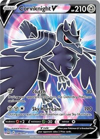 Corviknight V (Full Art) (156/163) [SWSH05 Battle Styles]