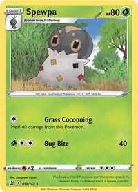 Spewpa (012/163) [SWSH05 Battle Styles]