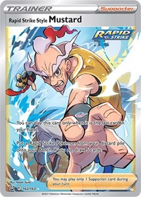 Rapid Strike Style Mustard (Full Art) (162/163) [SWSH05 Battle Styles]