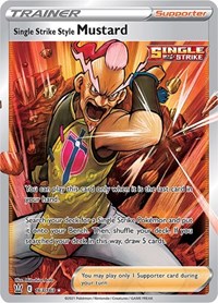Single Strike Style Mustard (Full Art) (163/163) [SWSH05 Battle Styles]